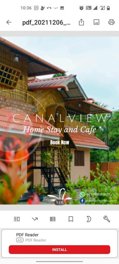 Canalview Private Cottage Azhikkal Ayiram Thengu Panmana Ngoại thất bức ảnh